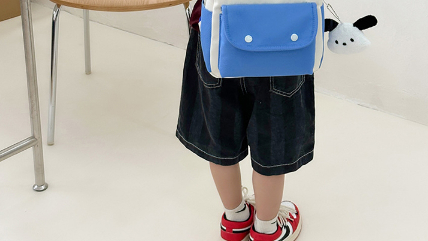 Fashion Blue Nylon Pendant Color Contrast Children