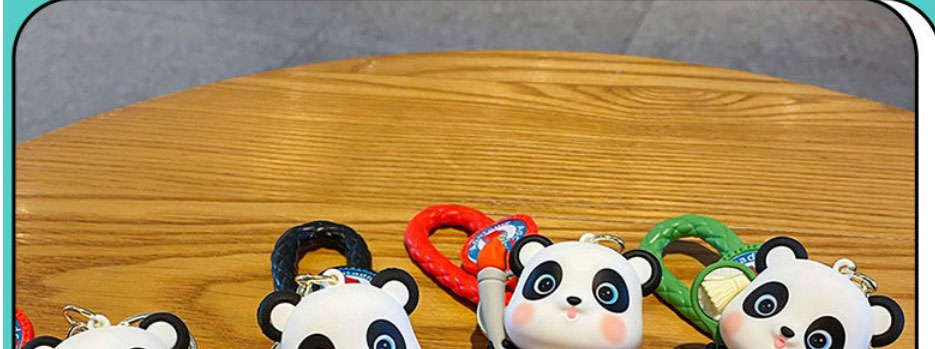 Fashion Guochao Sports Panda - Table Tennis Cartoon Panda Keychain,Fashion Keychain