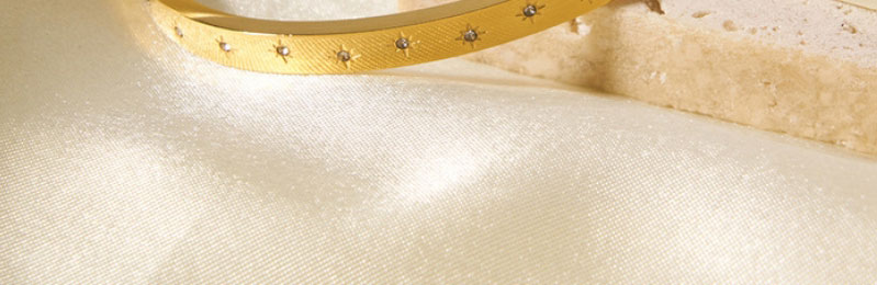 Fashion Gold Titanium Steel Geometric Bracelet With Diamonds,Bracelets