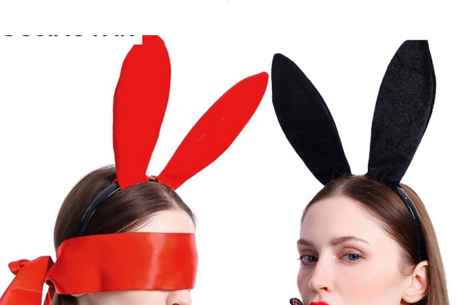 Fashion Pink Velvet Rabbit Ears Headband,Head Band