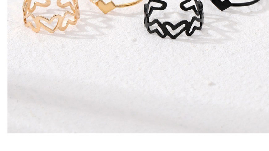 Fashion 17# Alloy Hollow Letter Ring Set,Rings Set