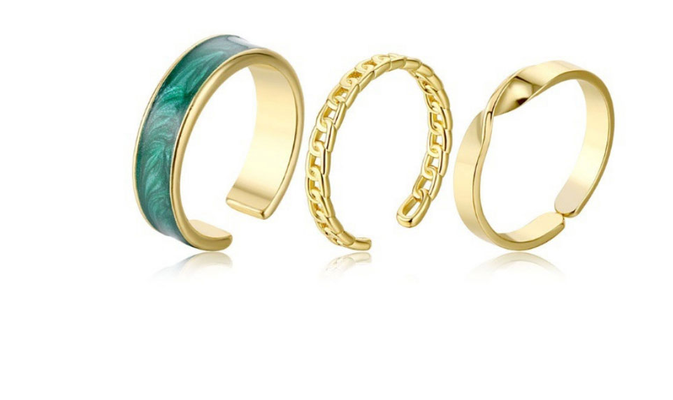 Fashion 16# Alloy Geometric Ring Set,Rings Set