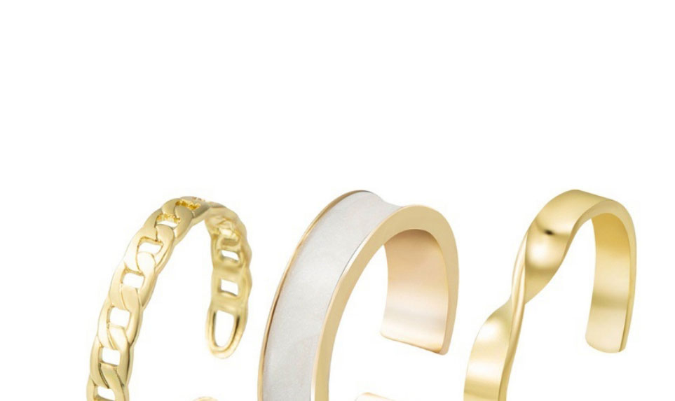 Fashion 16# Alloy Geometric Ring Set,Rings Set