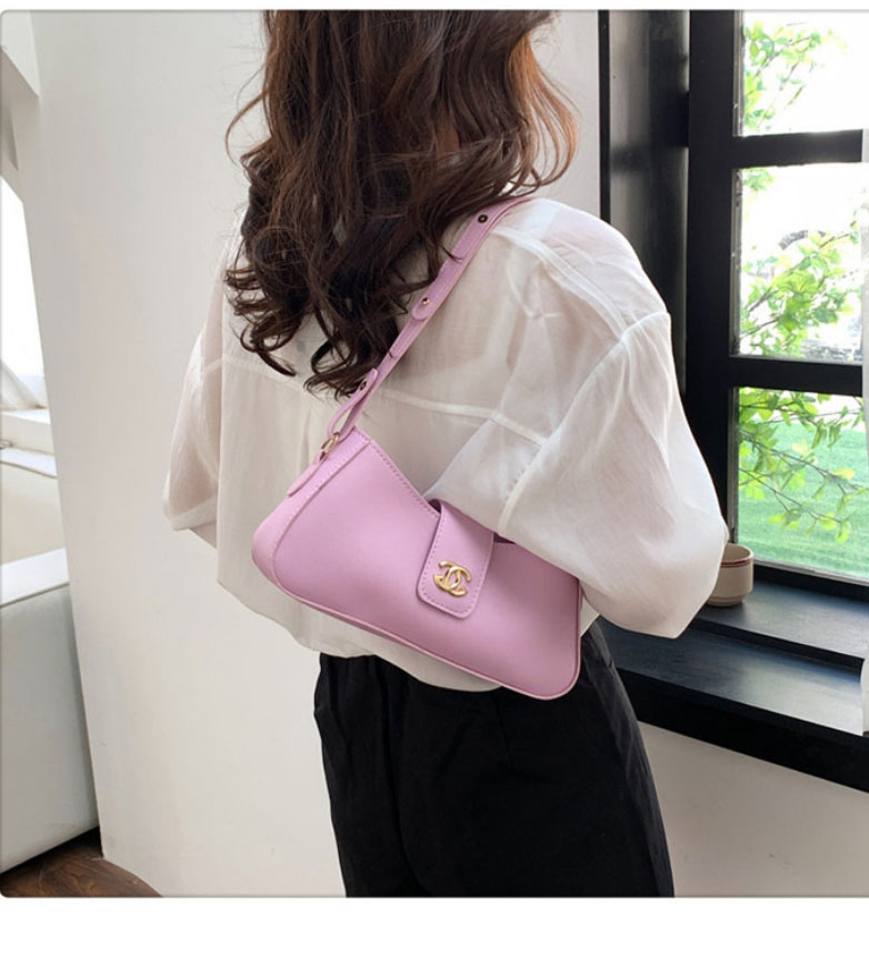 Fashion Purple Pu Flap Crossbody Bag,Shoulder bags