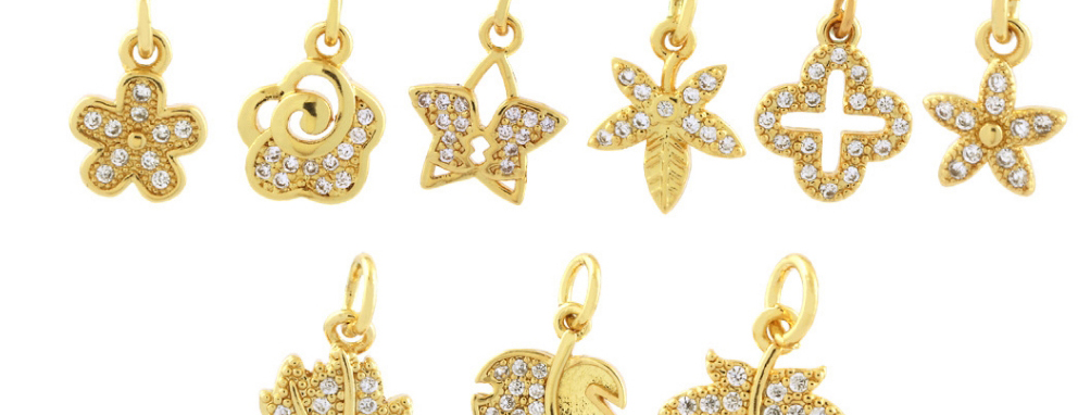 Fashion 18# Gold-plated Copper Diamond Geometric Diy Accessories,Jewelry Findings & Components