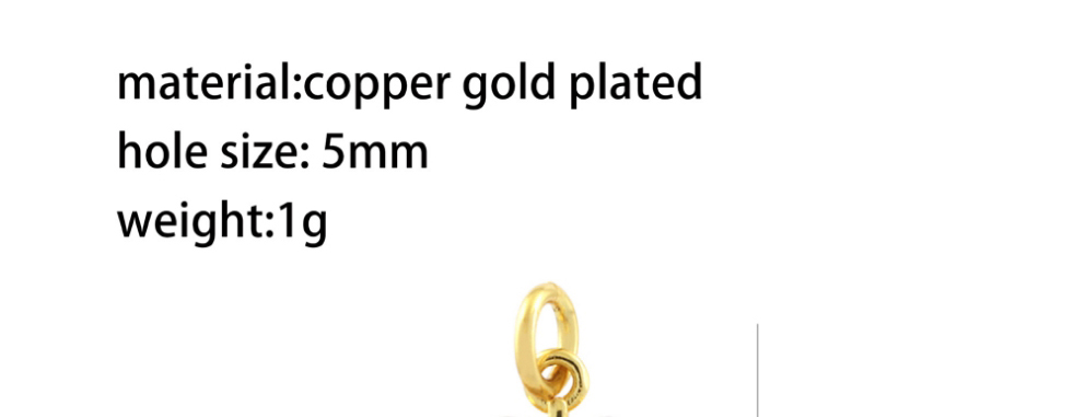 Fashion Twenty Three# Gold-plated Copper Diamond Geometric Diy Accessories,Jewelry Findings & Components