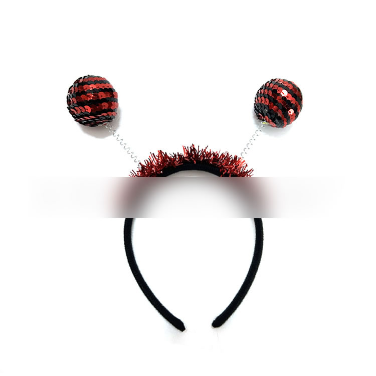 Fashion Bee Sphere Sequined Three-dimensional Ball Headband,Head Band