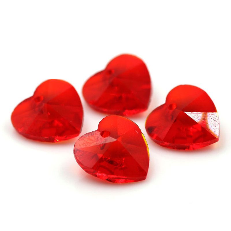 Fashion Big Red 30 Pcs Love Crystal Diy Accessories,Beads
