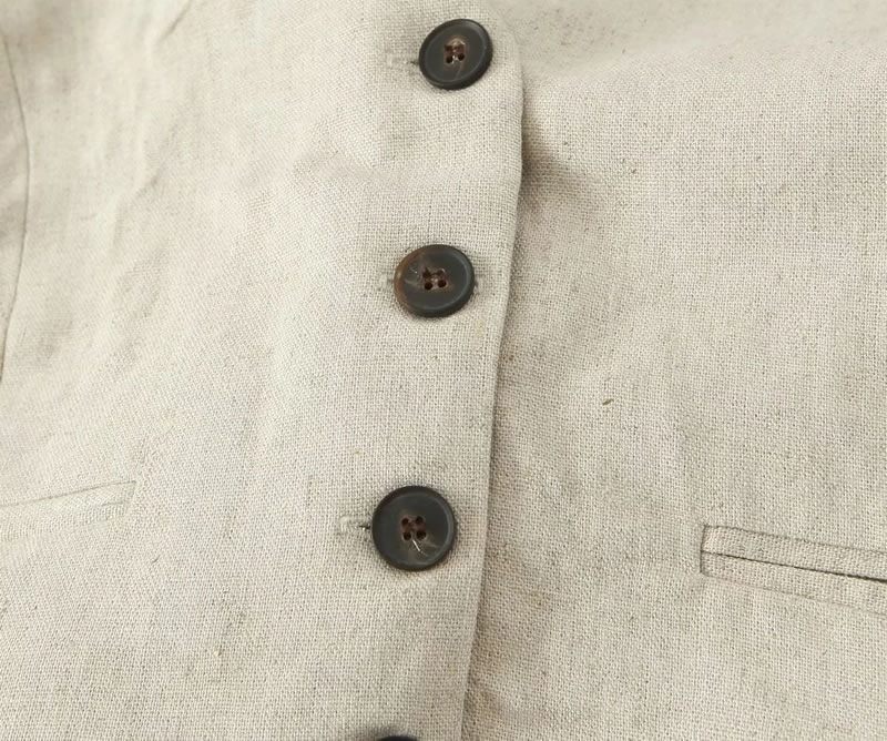Fashion Apricot Cotton Linen Halter Neck Button-up Jumpsuit,Tank Tops & Camis