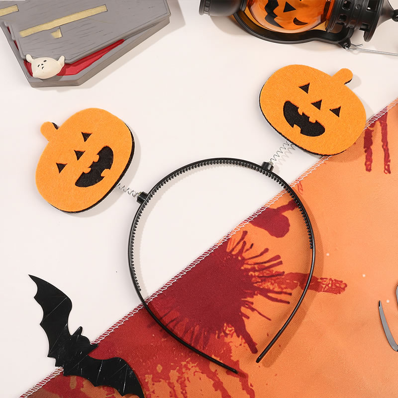 Fashion Halloween Lantern Duck Clip - Pumpkin Magic Hat Resin Pumpkin Hair Clips,Hairpins