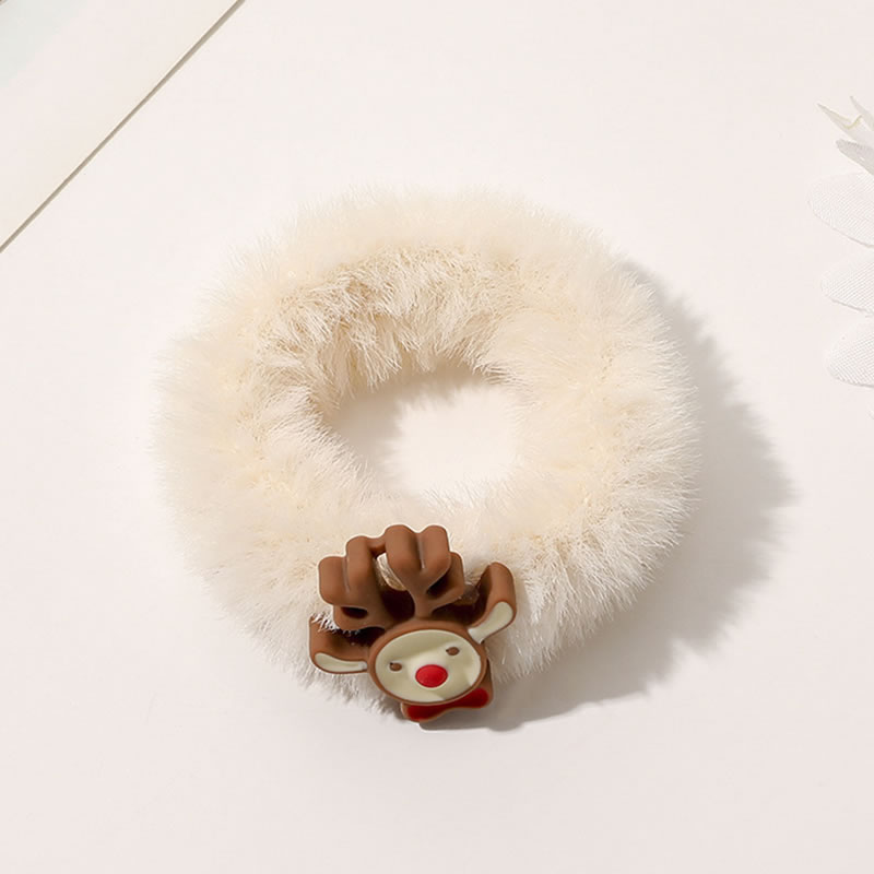 Fashion Christmas Antler Headband-white Fur Ball Red Christmas Antler Headband,Head Band