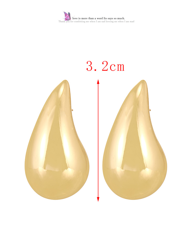 Fashion Gold Copper Drop Earrings (large),Earrings