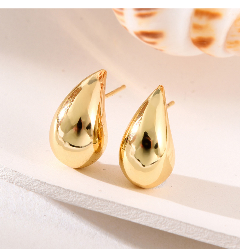 Fashion Gold Copper Drop Earrings (small),Earrings