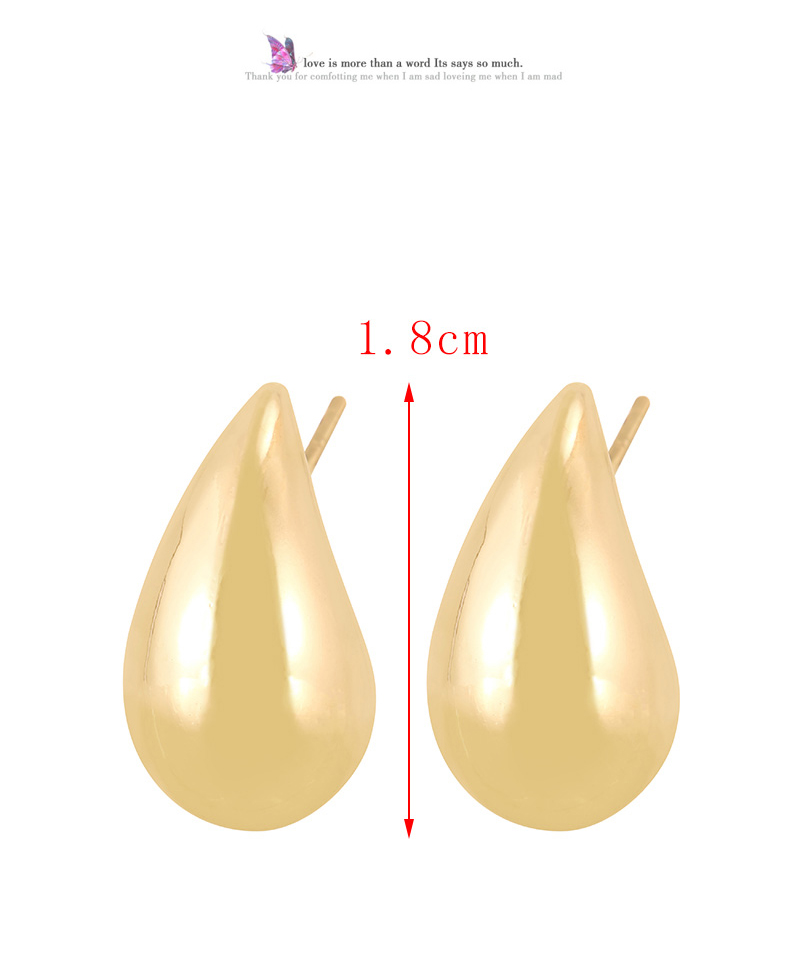Fashion Gold Copper Drop Earrings (small),Earrings
