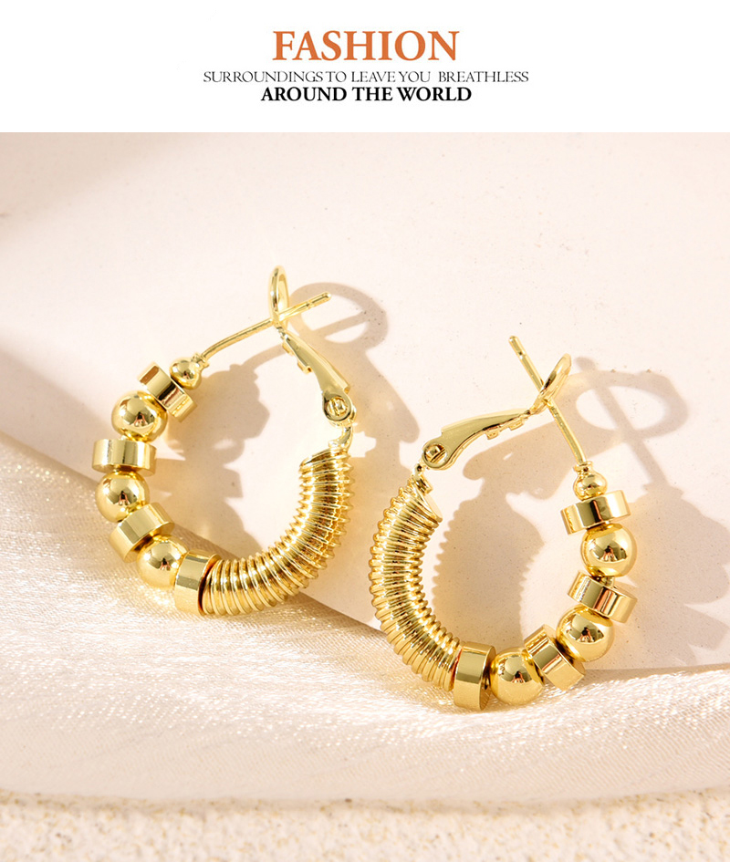 Fashion Gold Copper Irregular Earrings,Earrings