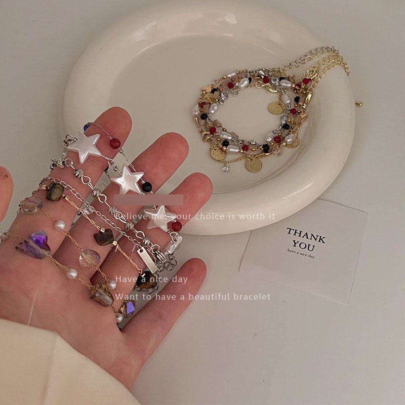 Fashion 11# Metal Diamond Geometric Tag Bracelet,Fashion Bracelets