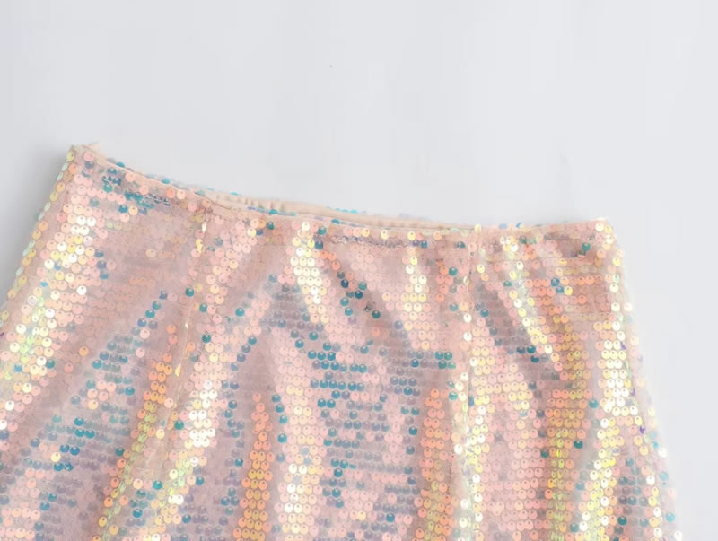 Fashion Color Sequined Skirt,Skirts