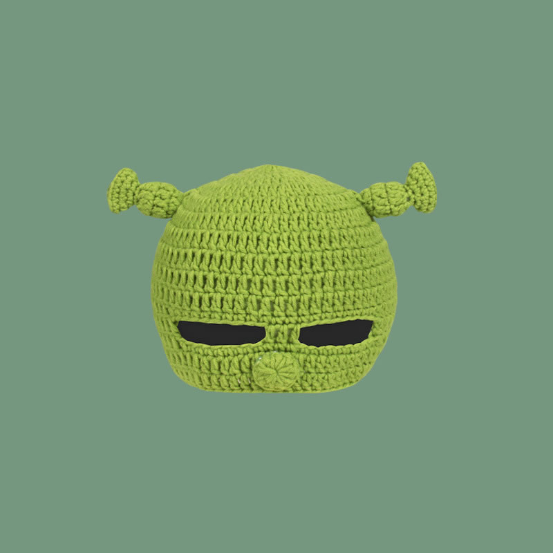 Fashion Set Of Three Eyes-hat Cartoon Knitted Monster Beanie,Knitting Wool Hats