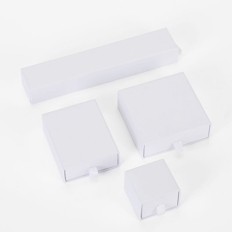 Fashion White 5*5*3.8cm Drawer Type Square Jewelry Storage Box,Jewelry Packaging & Displays