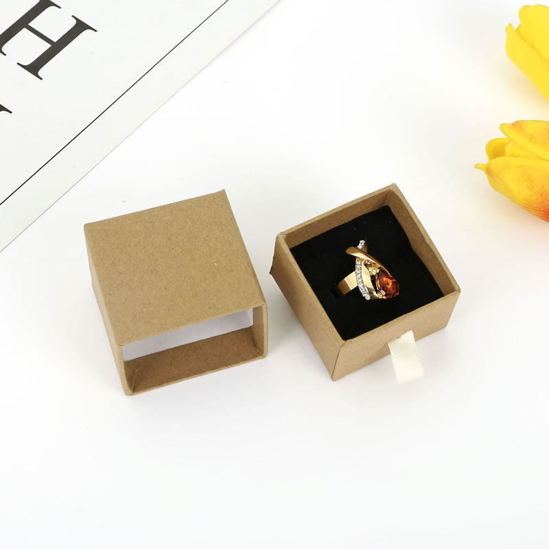 Fashion Black 4*21*3cm Drawer Type Square Jewelry Storage Box,Jewelry Packaging & Displays