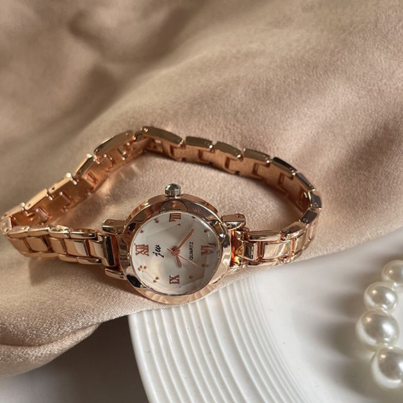 Fashion Silver Belt Sapphire Stainless Steel Round Dial Watch,Ladies Watches