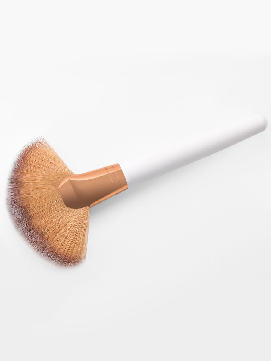 Fashion White Single Makeup Brush Blush Brush Loose Powder Brush Makeup Set New Arrival,Beauty tools
