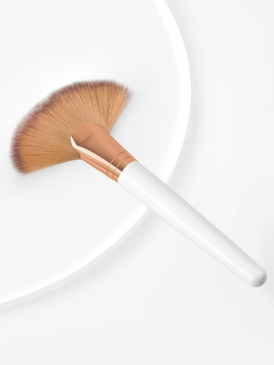 Fashion White Single Makeup Brush Blush Brush Loose Powder Brush Makeup Set New Arrival,Beauty tools