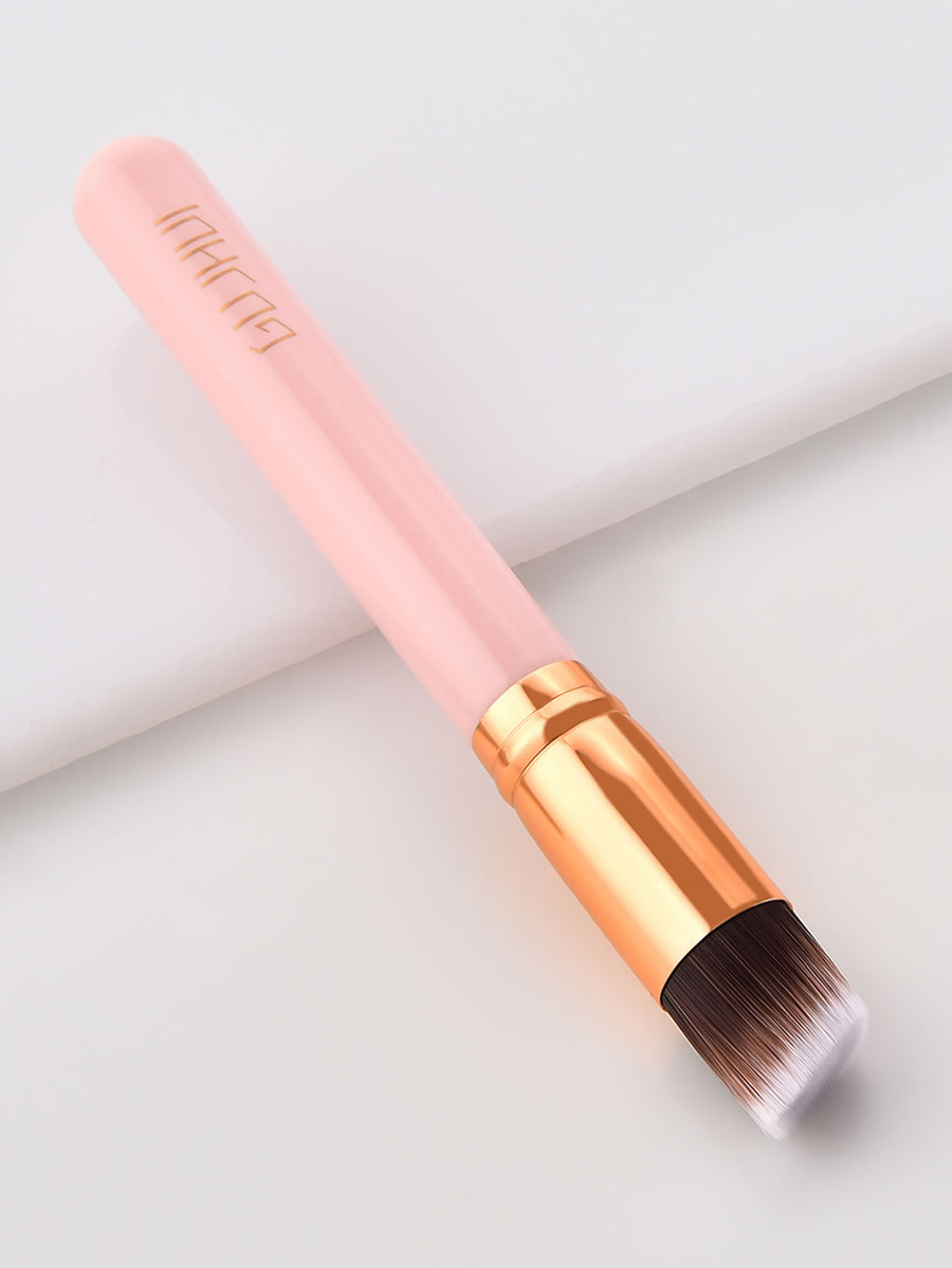 Fashion Pink Single Pink Large Oblique Head Contouring Makeup Brush,Beauty tools