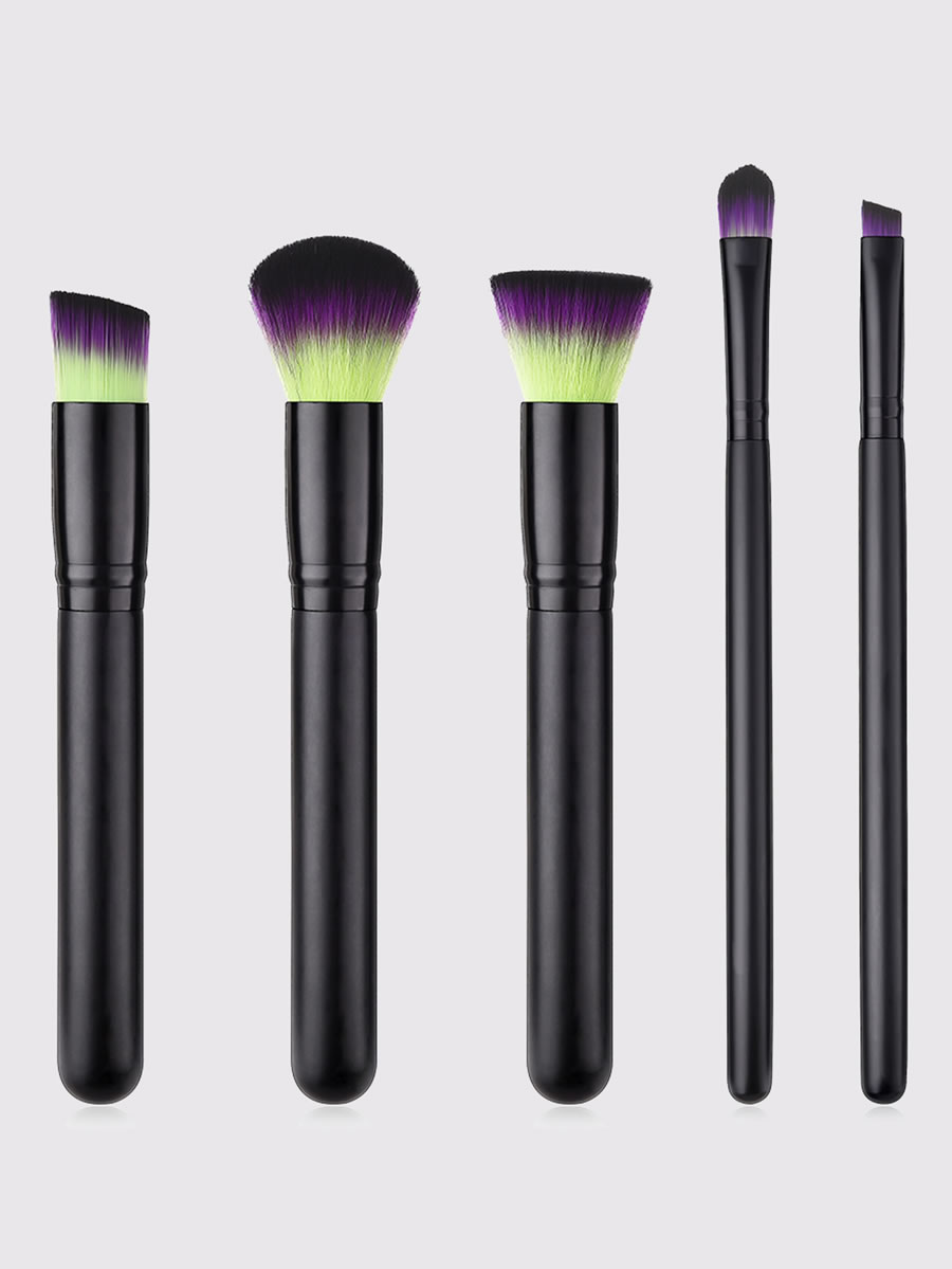 Fashion Black 5pcs Black Quality New Arrival Makeup Brush Set,Beauty tools