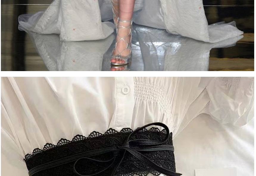 Fashion Khaki Wide Lace Belt With Lace,Wide belts