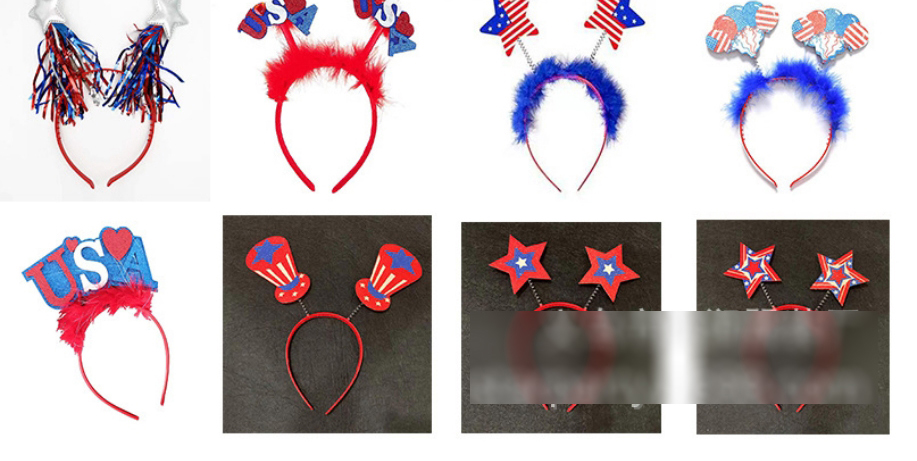 Fashion 5# Geometric Sequin Pentagram Headband,Head Band