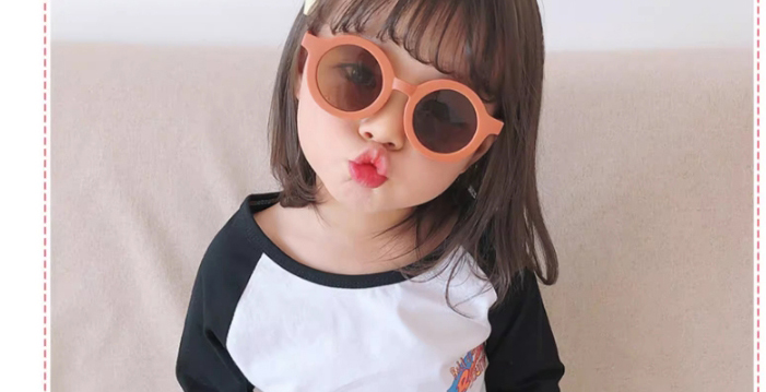 Fashion Dark Pink [collection Plus Purchase Priority Delivery] Resin Cartoon Kids Sunglasses,Women Sunglasses