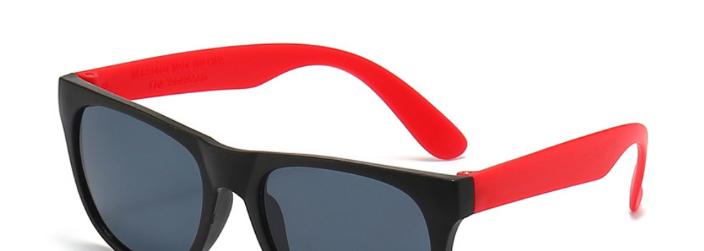 Fashion Black Frame Red Legs Pc Square Large Frame Sunglasses,Women Sunglasses