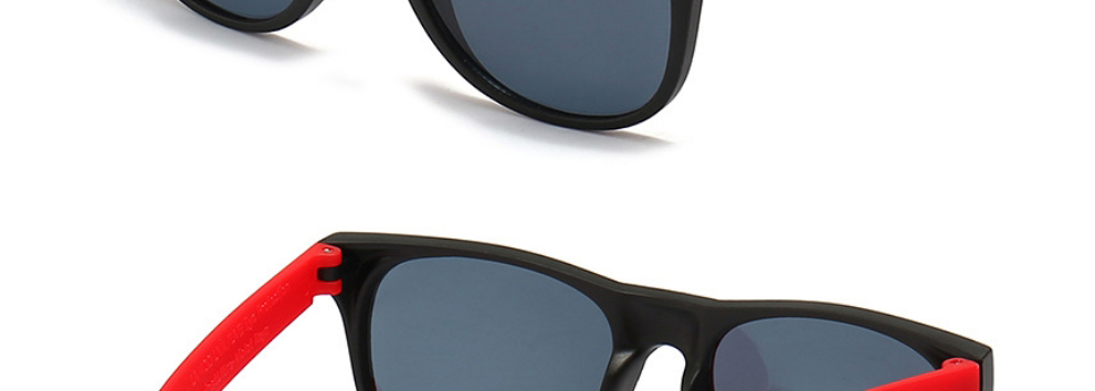 Fashion Black Frame White Legs Pc Square Large Frame Sunglasses,Women Sunglasses