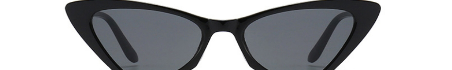 Fashion Tea Frame Double Tea Tablet Irregular Cat Eye Triangle Sunglasses,Women Sunglasses