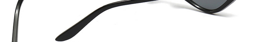 Fashion White Frame Black Gray Film Irregular Cat Eye Triangle Sunglasses,Women Sunglasses