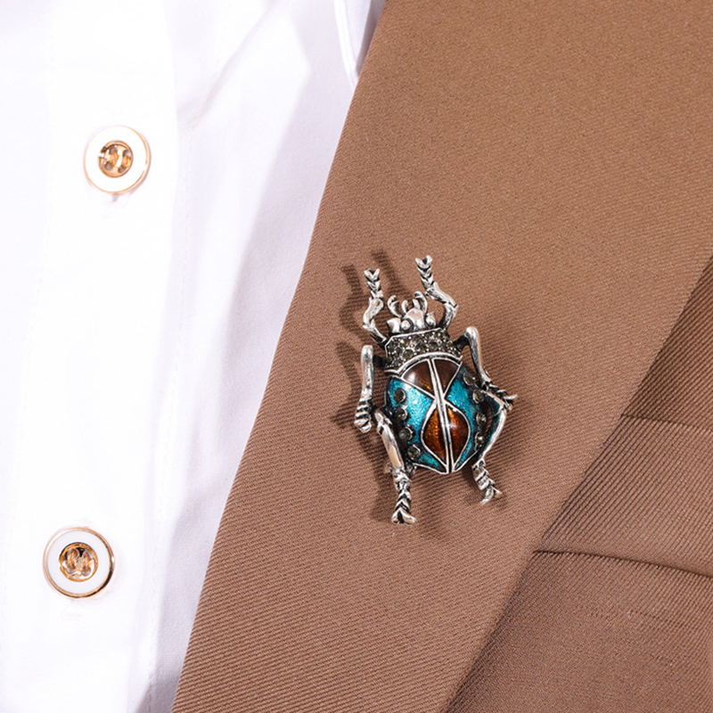 Fashion Silver Alloy Beetle Brooch,Korean Brooches