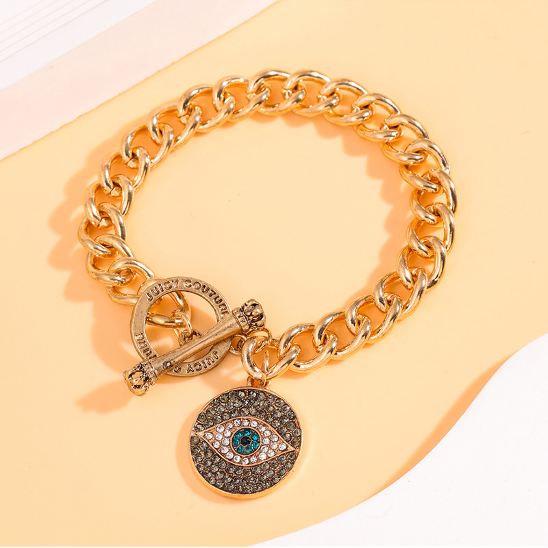 Fashion Gold Alloy Diamond Eye Chain Bracelet,Fashion Bracelets