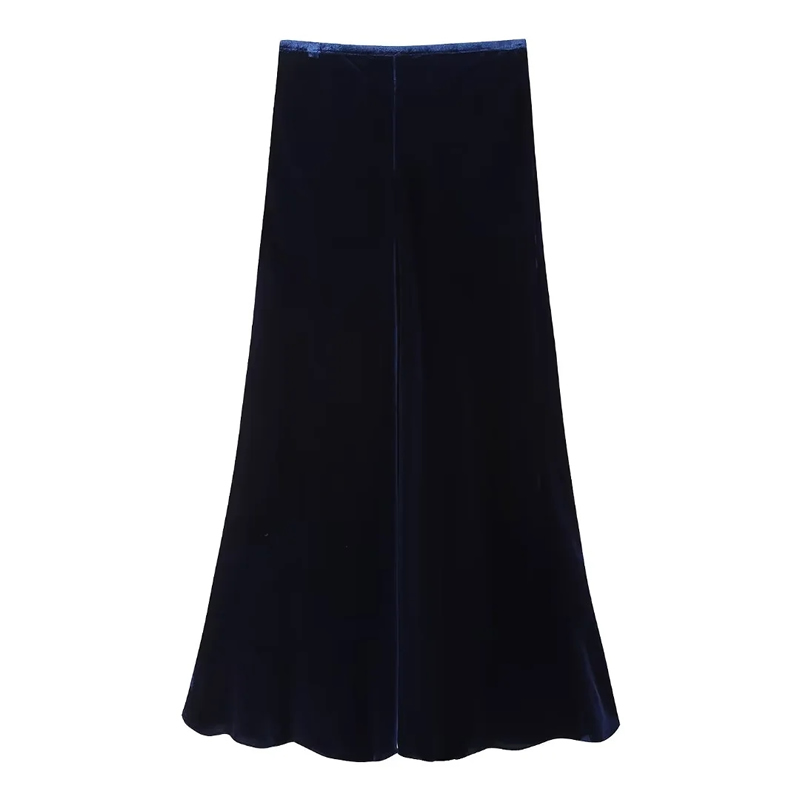 Fashion Black Velvet Lace Skirt,Skirts