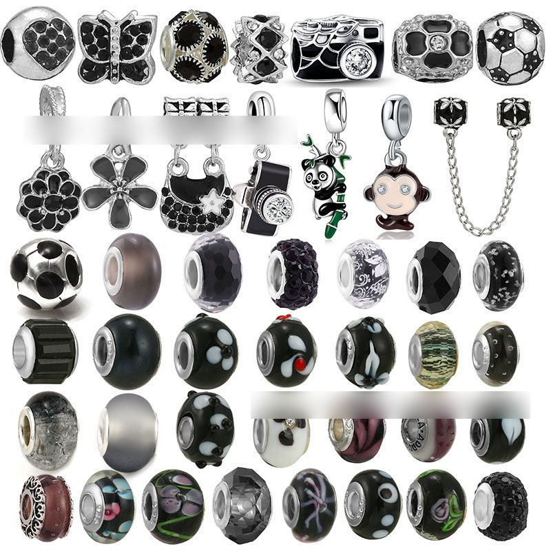Fashion 2# Alloy Geometric Large Hole Bead Accessories,Jewelry Findings & Components