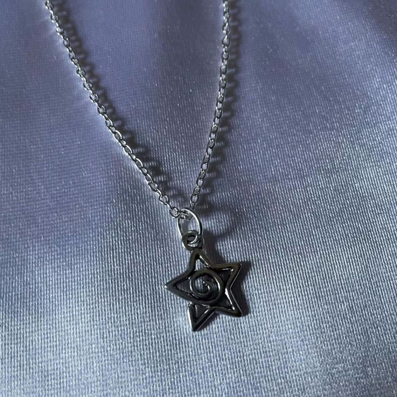 Fashion Silver Alloy Five-pointed Star Necklace,Pendants
