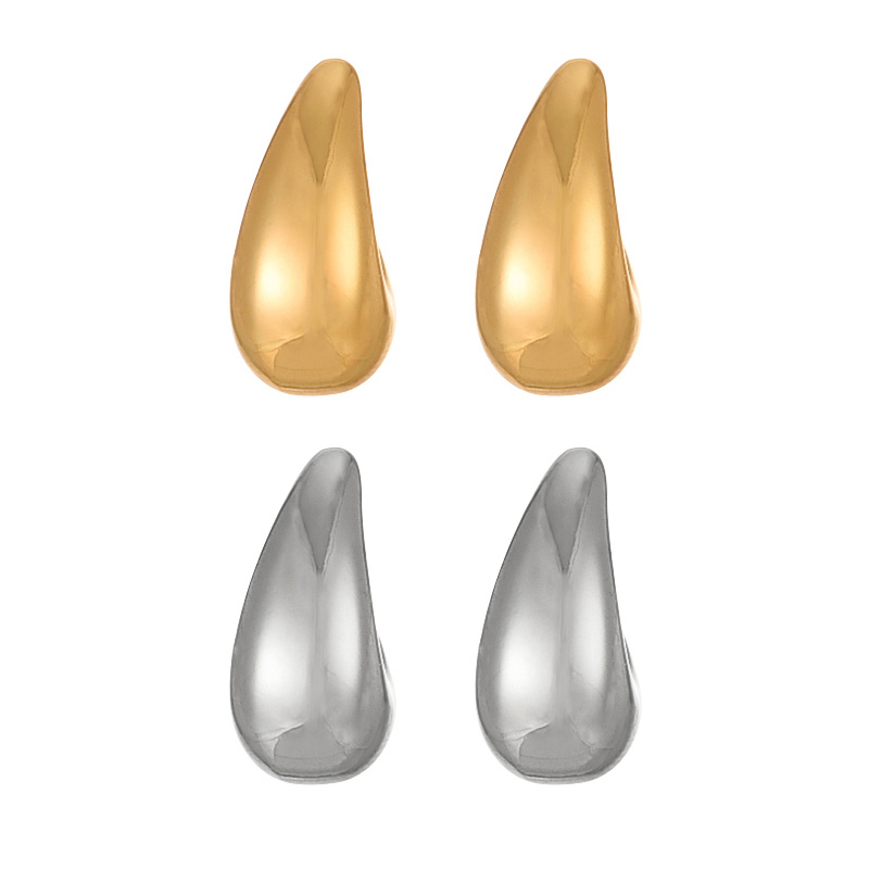 Fashion Silver Copper Geometric Stud Earrings,Earrings