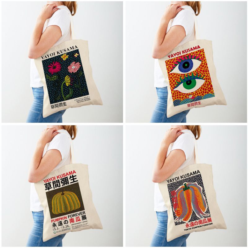 Fashion I Canvas Printed Large Capacity Shoulder Bag,Messenger bags