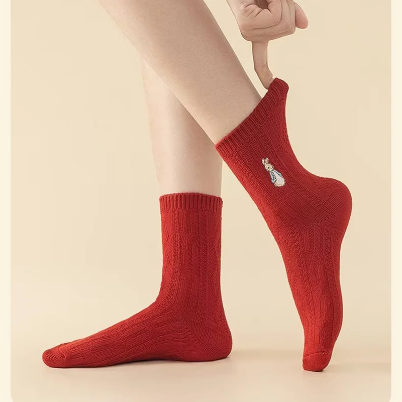 Fashion 10 Styles Cotton Printed Mid-calf Socks Set,Fashion Socks