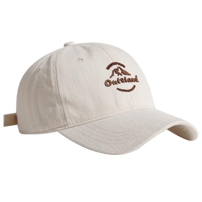 Fashion Off White Brushed And Ironed Soft Top Baseball Cap,Baseball Caps
