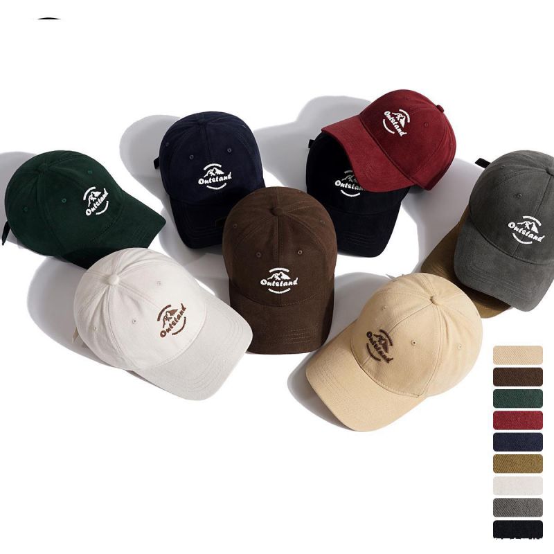 Fashion Dark Brown Brushed And Ironed Soft Top Baseball Cap,Baseball Caps