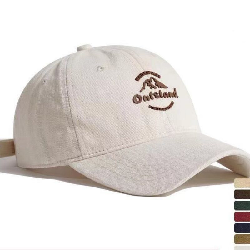 Fashion Khaki Brushed And Ironed Soft Top Baseball Cap,Baseball Caps