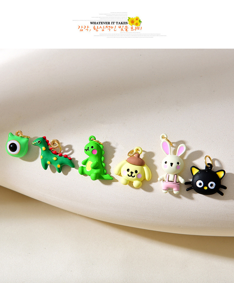 Fashion Color 1 Copper Dripping Oil Cartoon Pendant Accessories,Jewelry Findings & Components
