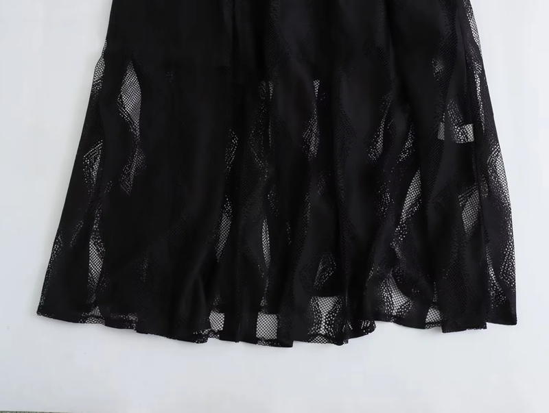 Fashion Black Mesh Halterneck Lace Gown,Prom Dresses