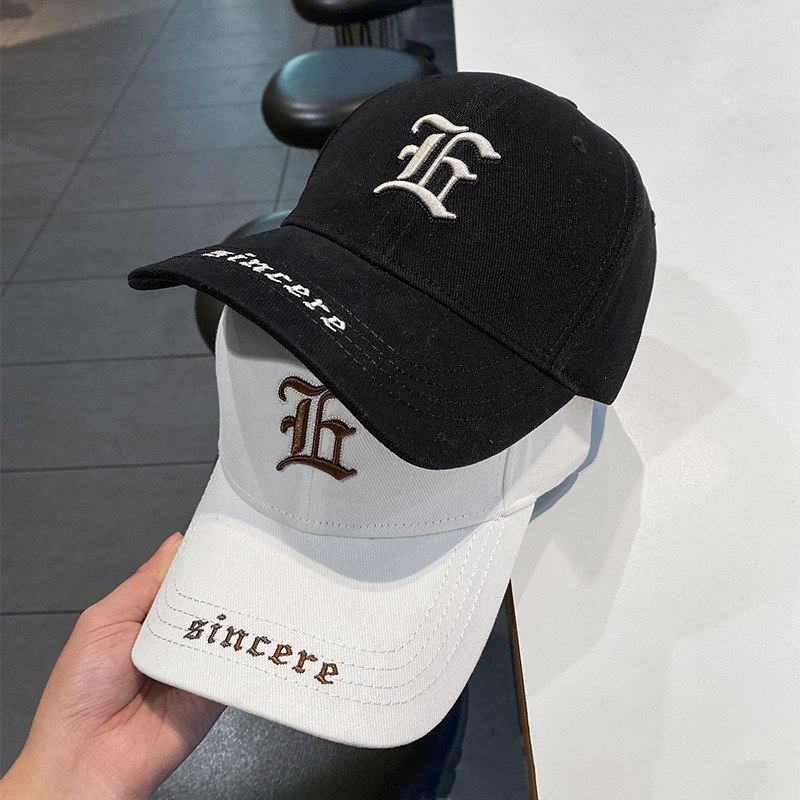 Fashion Dark Gray Letter Three-dimensional Thorn Baseball Cap,Baseball Caps